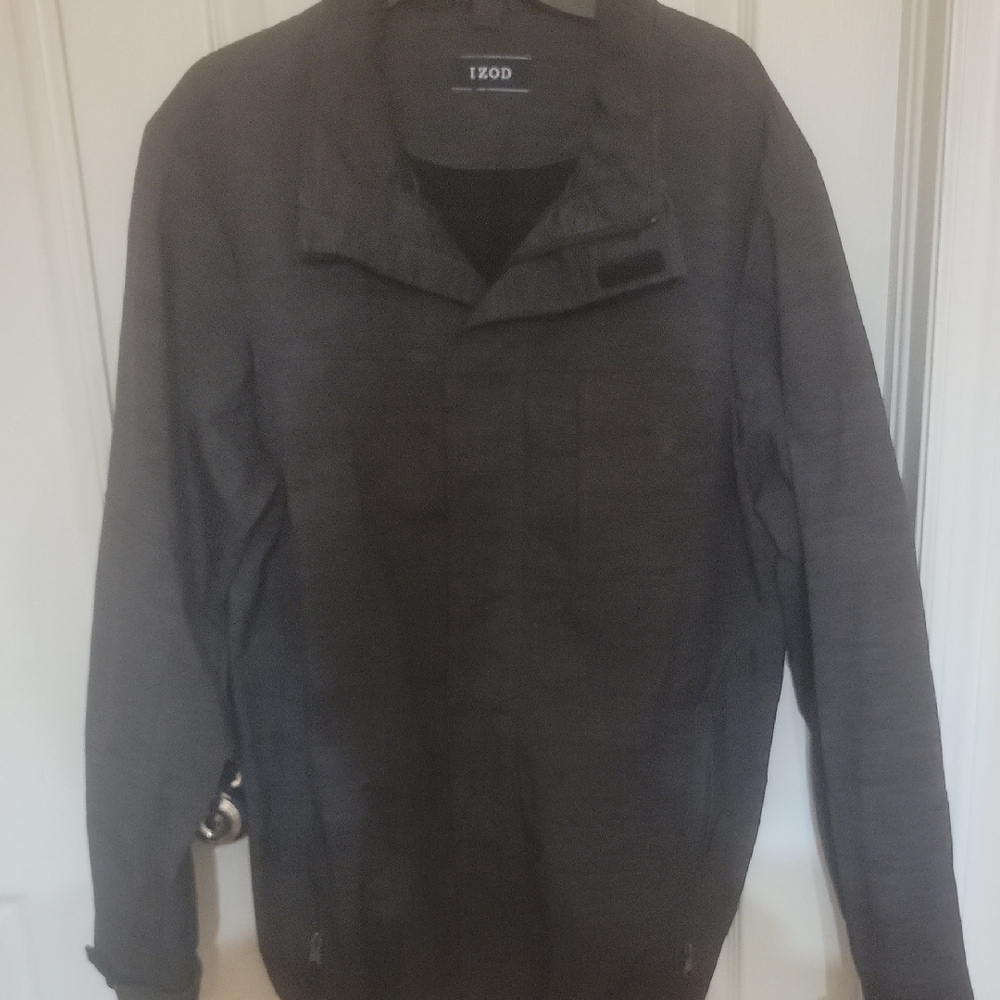 IZOD Men's Charcoal Lightweight Jacket
